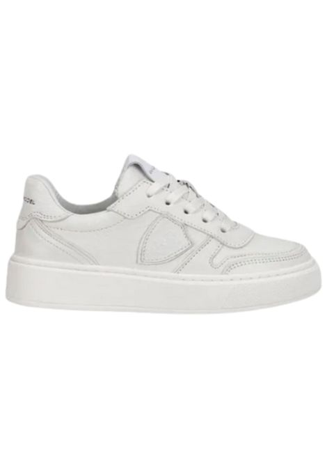 Scarpe bambino bianche in pelle Philippe Model | 80670/PIABIANCO